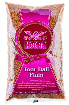 HEERA TOOR DALL PLAIN - 1KG - HEERA