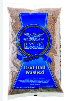 HEERA URID DALL WASHED - 1KG - HEERA