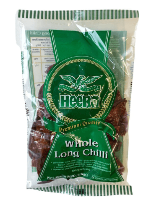 HEERA WHOLE LONG CHILLI - 50G - HEERA