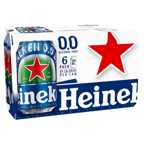 HEINEKEN 6PK CAN - 330ML - HEINEKEN