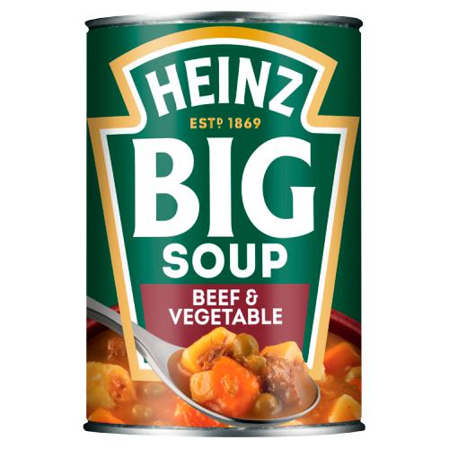 HEINZ BIG SOUP BEEF & VEGETABLE - 400G - HEINZ