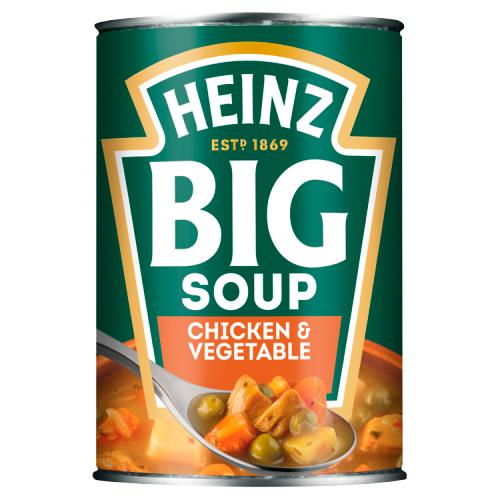 HEINZ BIG SOUP CHICKEN & VEGETABLE - 400G - HEINZ