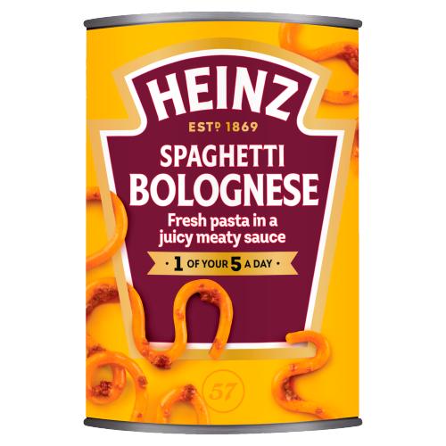 HEINZ SPAGHETTI BOLOGNESE - 400G - HEINZ