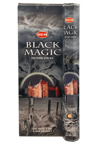 HEM BLACK MAGIC INCENSE STICKS - 20 STICKS - HEM