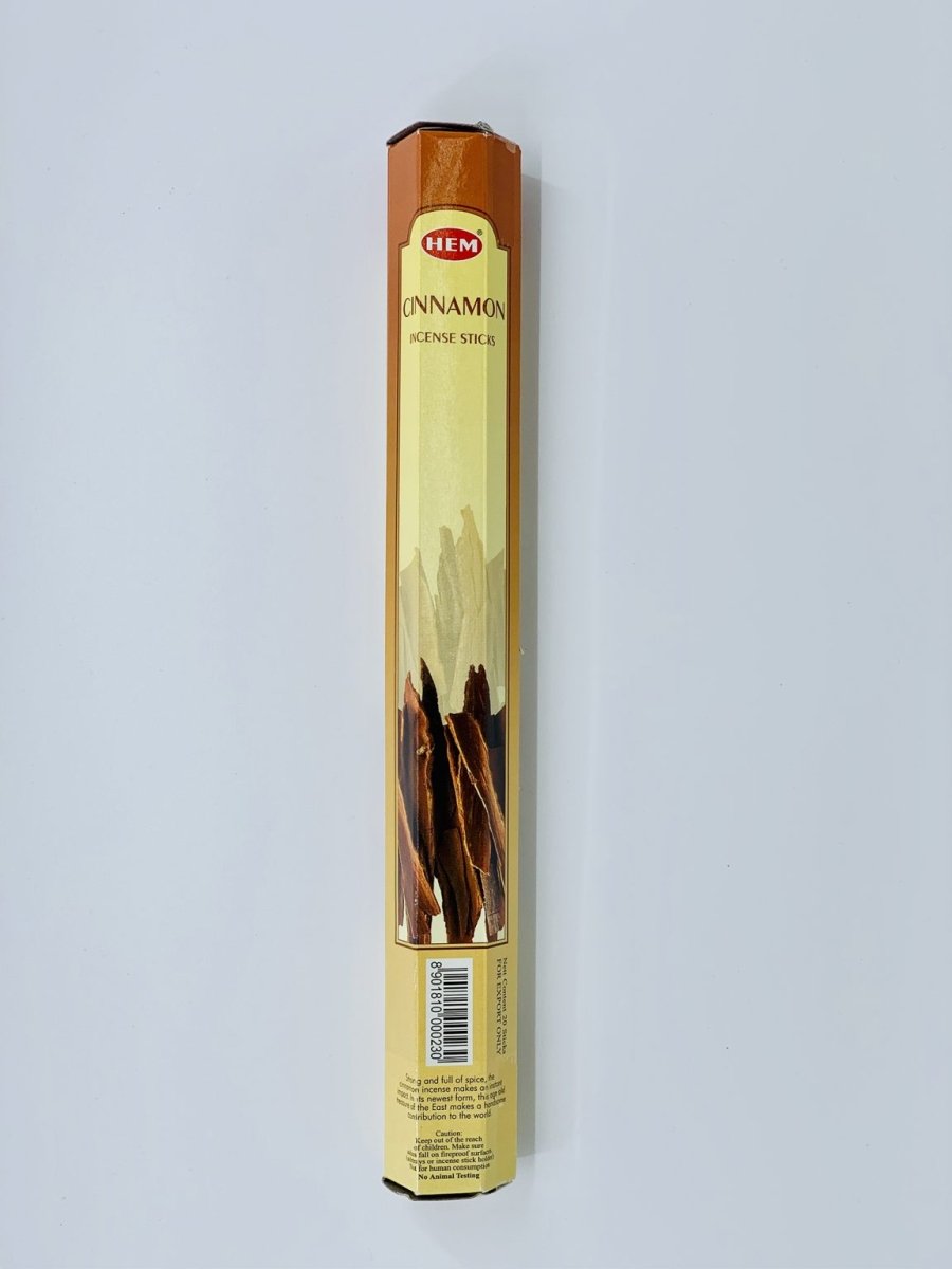 HEM CINNAMON INCENSE STICKS - 20G - HEM