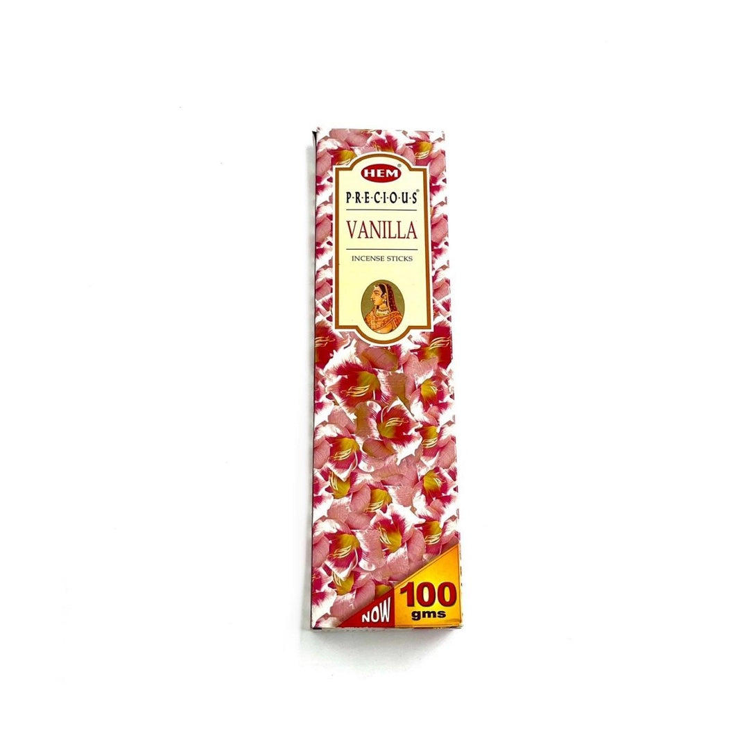 HEM PRECIOUS VANILLA INCENSE STICKS - 100G - HEM