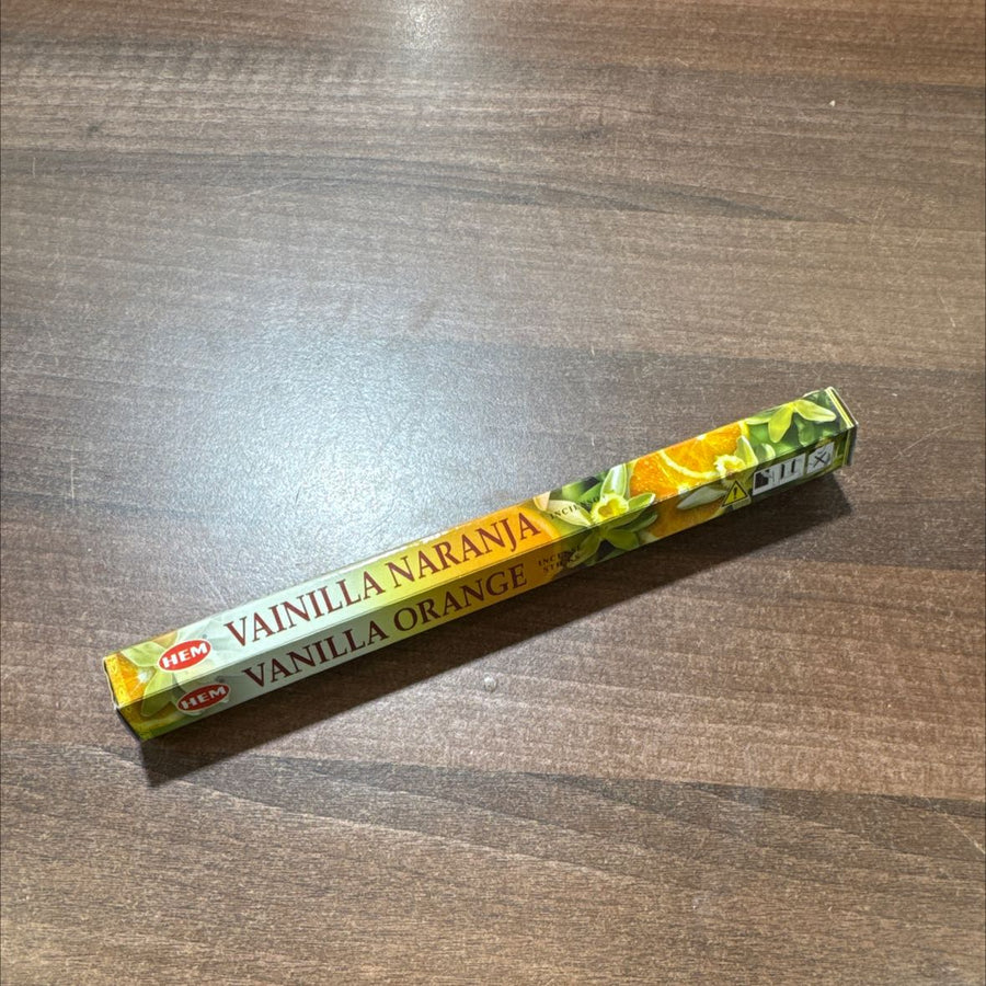 Hem Precious Vanilla Orange Incense Stick -20s - HEM