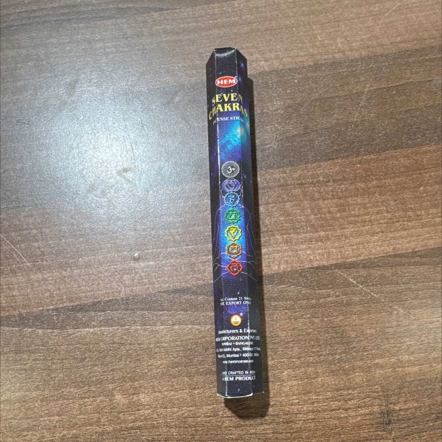 Hem Seven Chakaras Incense Sticks - 20 Sticks - HEM