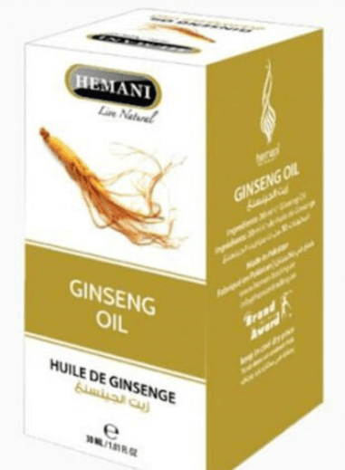 HEMANI GINSENG OIL - 30ML - HEMANI