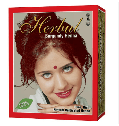 HERBAL BURGUNDY HENNA - 60G - Branded