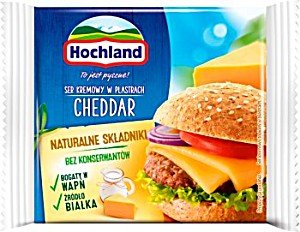 HOCHLAND CHEESE SLICES CHEDDAR - 130G - HOCHLAND