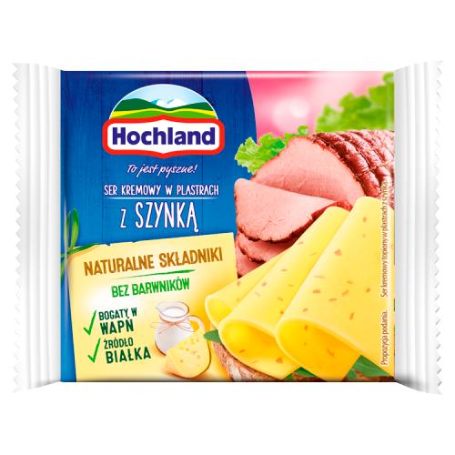 HOCHLAND SLICED CREAM CHEESE WITH HAM - 130G - HOCHLAND