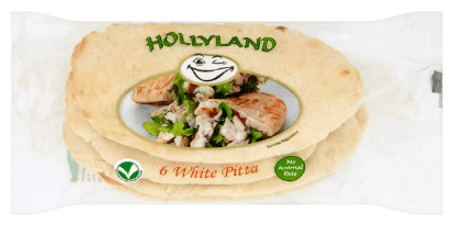 HOLLYLAND PITTA BREAD WHITE - HOLLYLAND