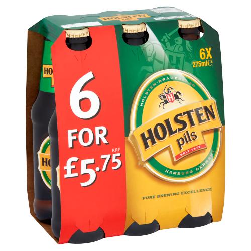 HOLSTEN PILS 6PK - 275ML - HOLSTEN