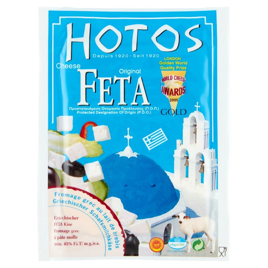 HOTOS FETA CHEESE 24X100G - HOTOS