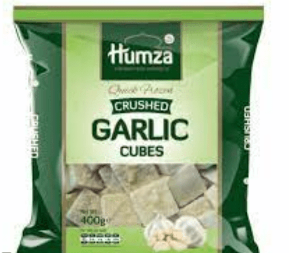 HUMZA CRUSHED GARLIC CUBES - 400G - HUMZA