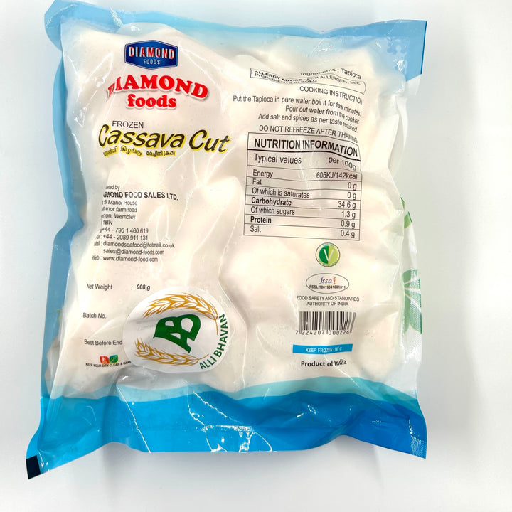 DIAMOND FROZEN CASSAVA CUT - 908G