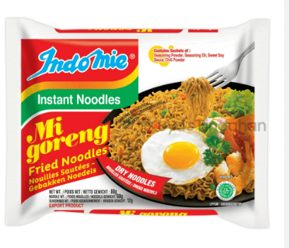 INDOMIE INSTANT GORENG FRIED NOODLES - 80G - INDOMIE