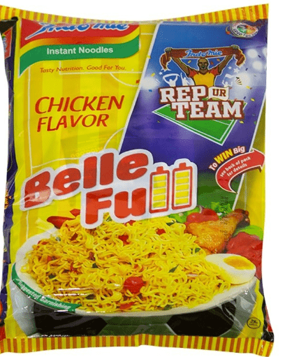 INDOMIE INSTANT NOODLES BELLE FULL CHICKEN FLAVOUR - 280G - INDOMIE