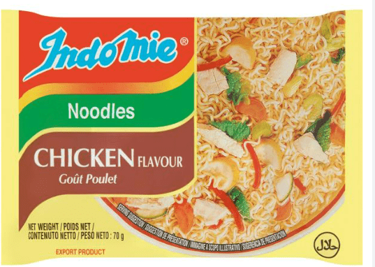 INDOMIE INSTANT NOODLES CHICKEN FLAVOUR - 70G - INDOMIE