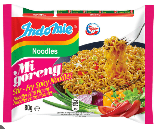 INDOMIE NOODLES MI GORENG STIR FRY SPICY - 80G - INDOMIE