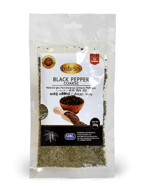 INDU SRI BLACK PEPPER COARSE - 100G - INDU SRI