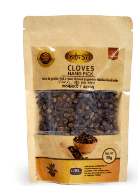 INDU SRI CLOVES WHOLE HANDPICK - 50G - INDU SRI