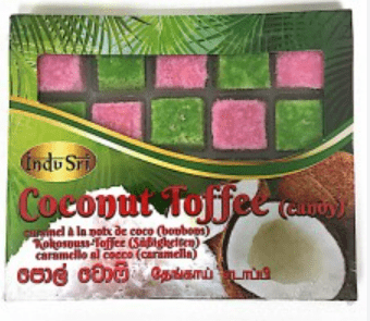 INDU SRI COCONUT TOFFEE - 200G - INDU SRI