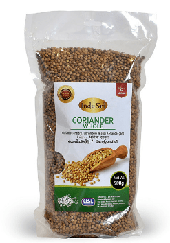 INDU SRI CORIANDER WHOLE - 500G - INDU SRI