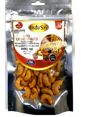 INDU SRI HOT & SPICY CASHEW NUTS - 100G - INDU SRI