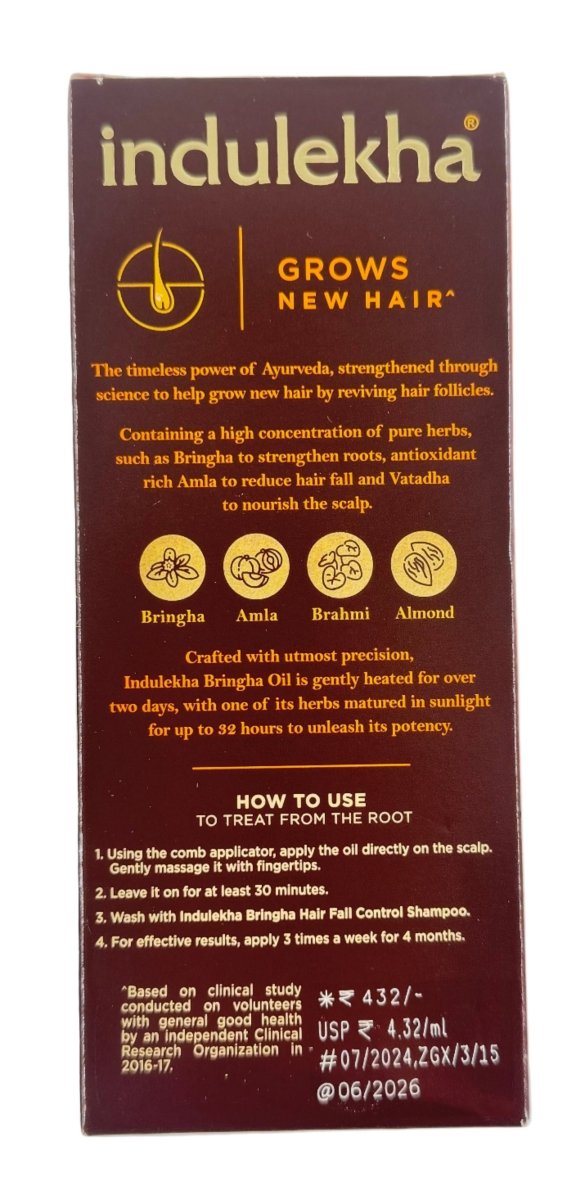 Indulekha Bringha Oil - 100ml - INDULEKHA