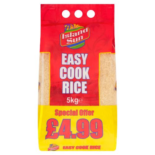 ISLAND SUN EASY COOK RICE - 5KG - ISLAND SUN