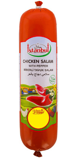 ISTANBUL CHICKEN SALAMI WITH PEPPER - 800G - Branded