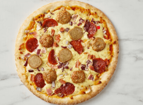 ITALIAN MEAT BALL PIZZA - HALF (4 SLICES) - Branded