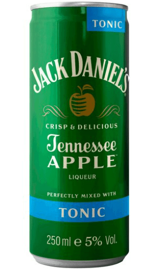 JACK DANIELS APPLE & TONIC - 250ML - JACK DANIEL'S