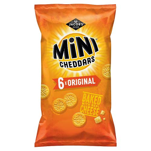 JACOBS MINI CHEDDARS ORIGINAL 6PK - 25G - JACOBS