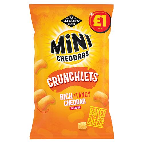 JACOBS MINI CHEDDARS TANGY CHEDDAR - 65G - JACOBS