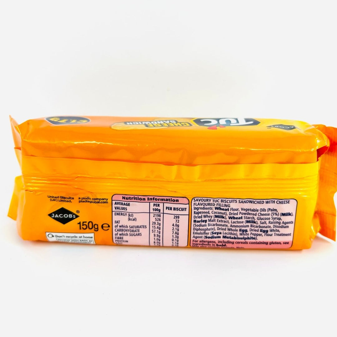 JACOB'S TUC CHEESE SANDWICH - 150G - JACOB'S