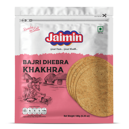 Buy Jaimin Bajri Dhebra Khakhra Online | Alli Bhavan