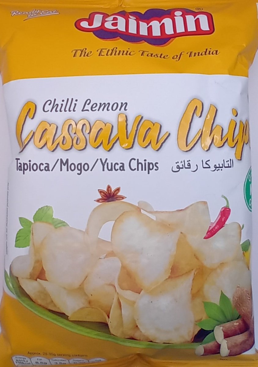 JAIMIN CHILLI LEMON CASSAVA CHIPS - 100G - JAIMIN