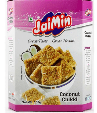 JAIMIN COCONUT CHIKKI - 150G - JAIMIN