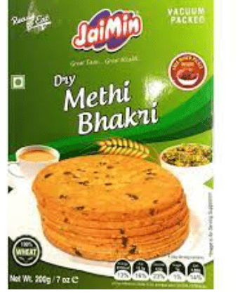 JAIMIN DRY BAJRI METHI GARLIC BHAKRI - 250G - JAIMIN