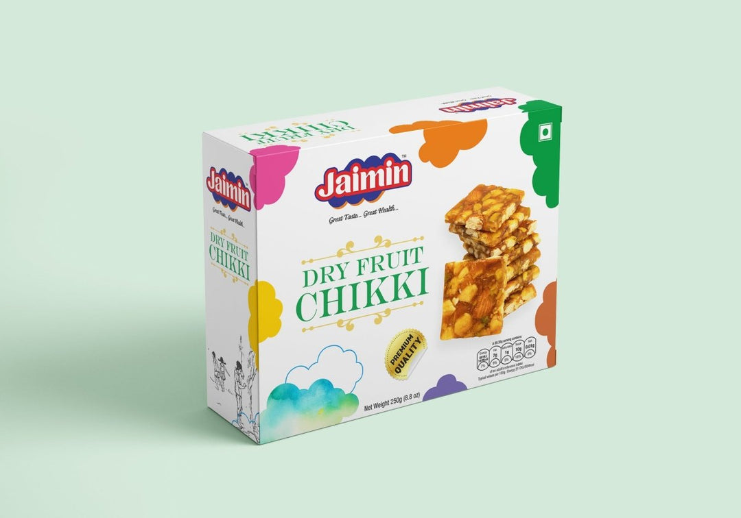 JAIMIN DRY FRUIT CHIKKI - 100G - JAIMIN