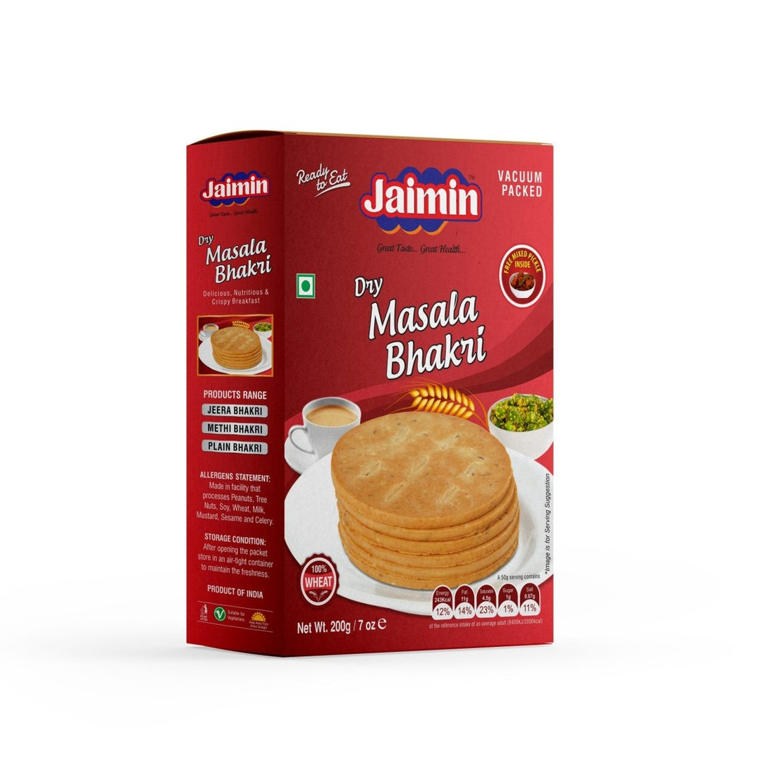 JAIMIN DRY MASALA BHAKRI - 250G - JAIMIN