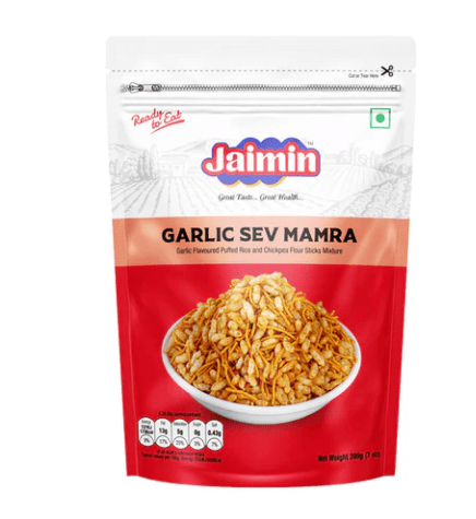 JAIMIN GARLIC SEV MAMRA - 200G - JAIMIN