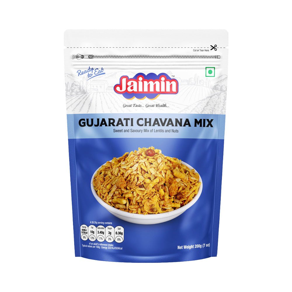 JAIMIN GUJARATI CHAVANA MIX - 200G - JAIMIN