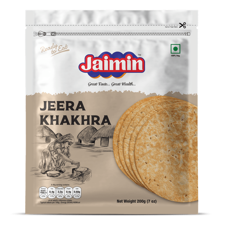 JAIMIN JEERA KHAKHRA - 200G - JAIMIN