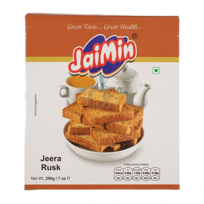 JAIMIN JEERA RUSK - 200G - JAIMIN