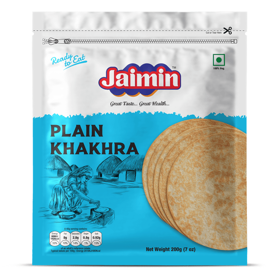 JAIMIN PLAIN KHAKHRA - 200G - JAIMIN