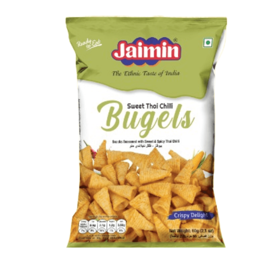 JAIMIN SWEET THAI CHILLI BUGELS - 60G - JAIMIN